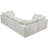 Izzybella Velvet L-Shaped Sectional Reversible-94884208