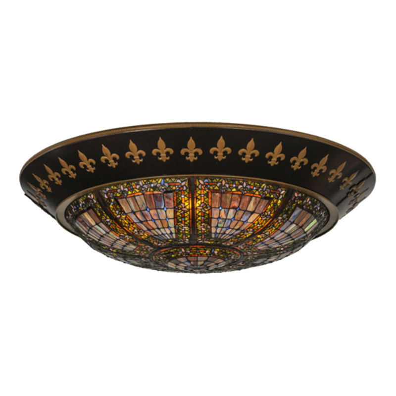 Fleur-de-lis 8 - Light Flush Mount