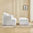 Versatile Convertible Sofa Chair with Ottoman for Compact Spaces-1246920176