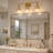 21.2" W 3-Light Dimmable Iron Vanity Light 