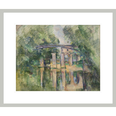 The Aqueduct and Lock by Paul Cézanne -Framed Giclee Print