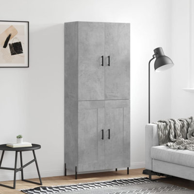 Mirayah 4 Door Manufactured Wood Wardrobe