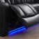 83.5''Wide Breathable Leather Square Arms Power Reclining Sofa With Reading Lights And Drop Down Table