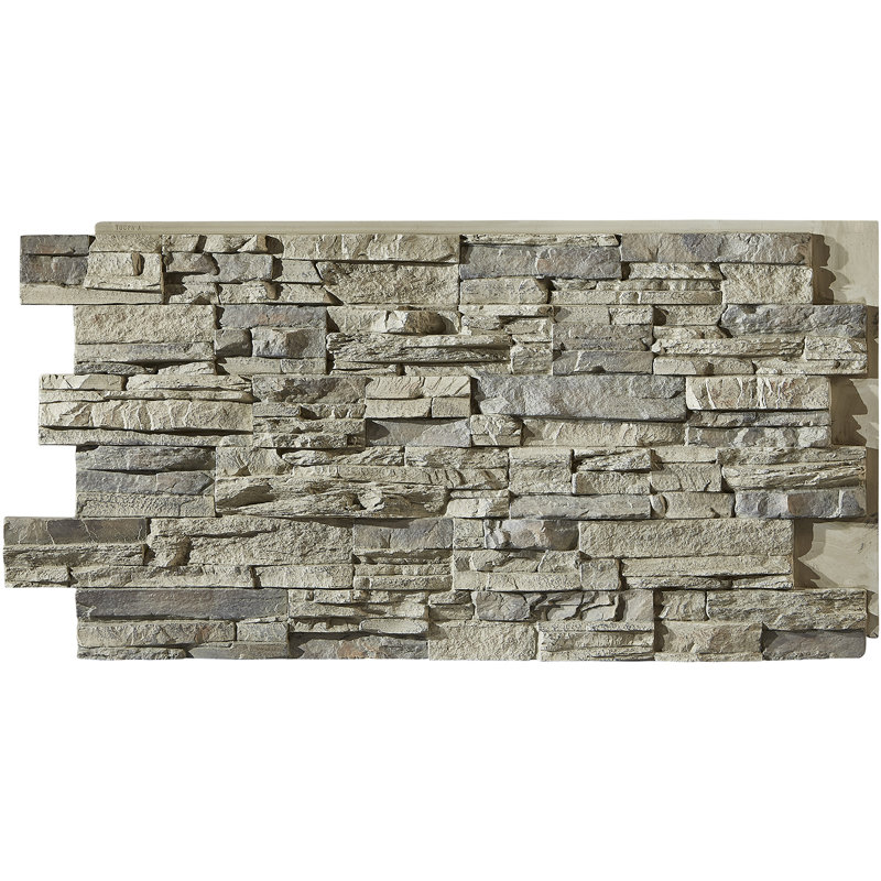 Panneau mural en pierre 48,75 po x 24,63 po Colorado, Bois de bouleau