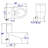 EAGO 1.28 GPF Elongated Comfort Height Chair Height Floor Mounted One-Piece Toilet with Seat Included