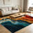 1PC Abstract Fluid Wavy Gradient Layered Watercolor area rugs for Living Room, Soft, All seasons, Easy-maintain, Washable Indoor mat, Farmhouse suitable for living room, dining area, bedroom, entryway, home office, balcony, Home Decor, Outdoor Decor.-1594157269