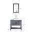 Meuble-lavabo 30 po avec lavabo, miroir, robinet et drain Pilster
