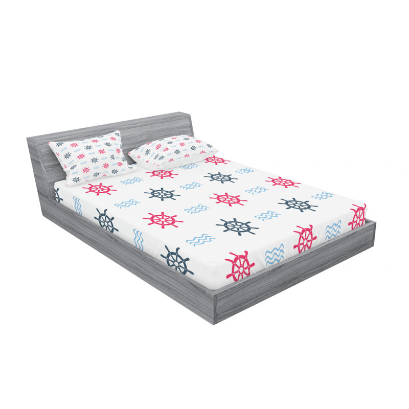 Microfiber Sheet Set, Queen Sheet Set with Fitted Sheet