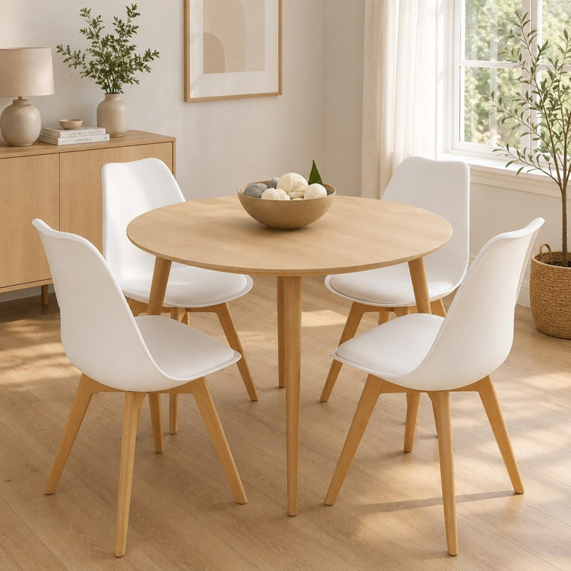 4 - Person Dining Set, White
