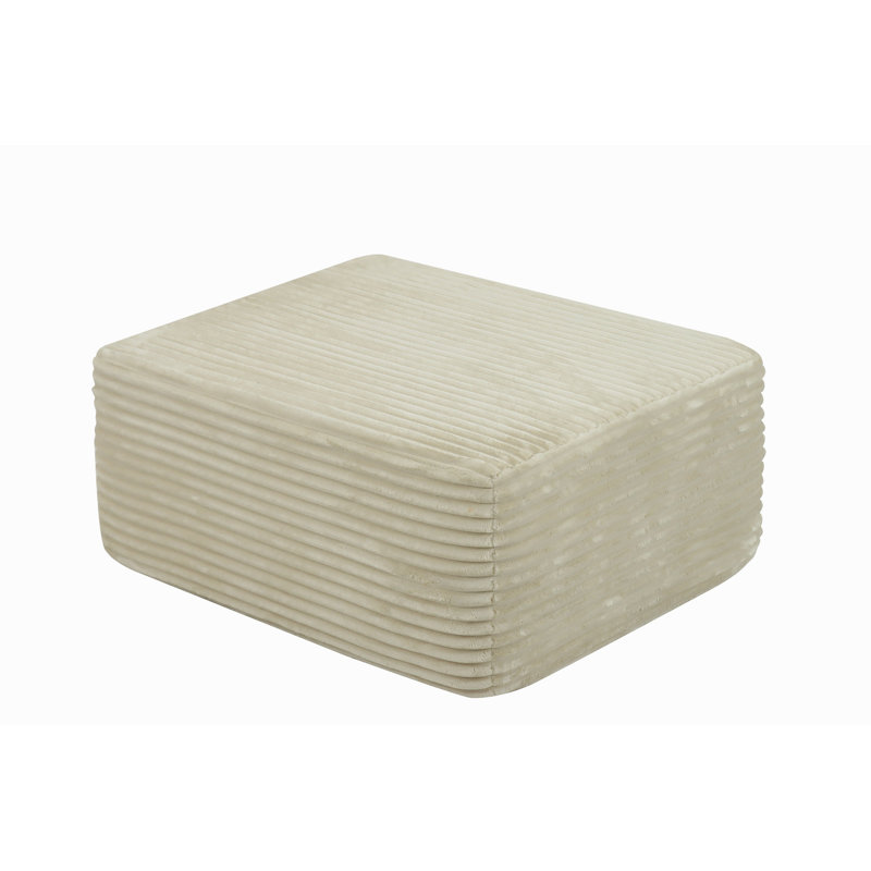 373-001 / Repose-pieds / Beige / Peluche, Beige