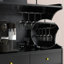 Buffet en bois manufacturé noir + rotin-1797452492-1797452483