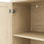 Buffet naturel à 4 portes avec tablettes réglables 70 po Natural-1003389091