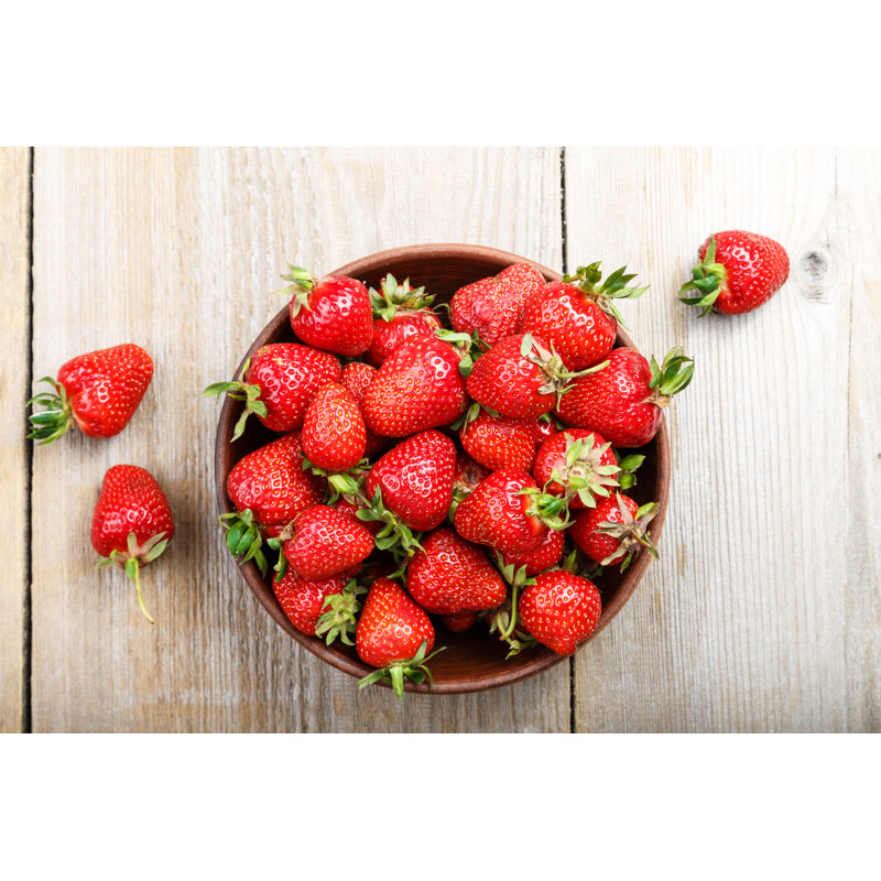 Fresh Strawberry by Sanny11 - Wrapped Canvas Print, 51cm H x 76cm W x 3.8cm D