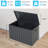 Outdoor Storage Box, 200 Gallon Metal Deck Box Built-In A Oxford Fabric Storage Bag, Lockable & Waterproof Outside Patio Storage Box-124923990-124923992