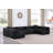 Houswerth Upholstered U-Shaped Sectional Reversible-94884341