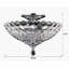 Hervey Glass Semi Flush Mount