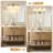 3 - Light Dimmable Bathroom Vanity Light With White Glass Shades-1760653953-1760653955-1760653982