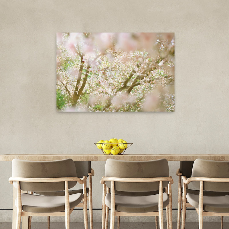 Cherry Fields Forever I 1 Piece Wrapped Canvas Wall Art, 60.96 cm H x 91.44 cm W