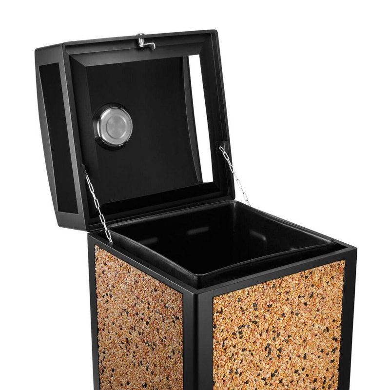 471-2 Series Steel Open Trash Can - 40 Gallons