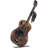 23"H Handmade Metal Guitar Sculpture, Hand-Painted Music Statue Decor For Home & Office-879483837