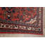 Tapis unique en laine noué à la main rouge Hamedan des années 1960 de 4 pi 5 po x 7 pi 0 po Caisey