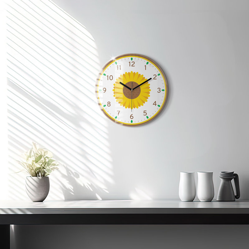 Glass Wall Clock