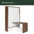 Full Size Murphy Bed With Foldable Desk – Space Saving Wall Bed-255974962