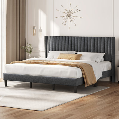 Upholstered Panel Bed