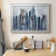 Cirrus I - Peinture sur toile encadrée-1347137223-1347137219