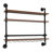Anne-Terez Solid Wood Wine Bottle & Glass Rack in Black and Brown-1605146753