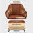 Eastway Swivel Upholstered Faux Leather Adjustable Height Counter Stool with Iron Frame-2023132028