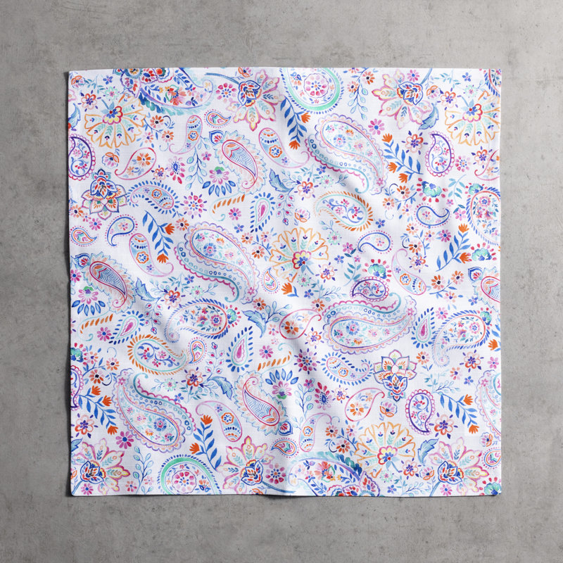 Ensemble de 4 serviettes de table en coton 100% coton doux et confortable Maison D'Hermine