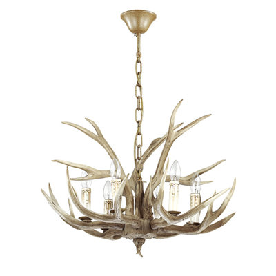 Chalet 8 - Light Candle Style Chandelier