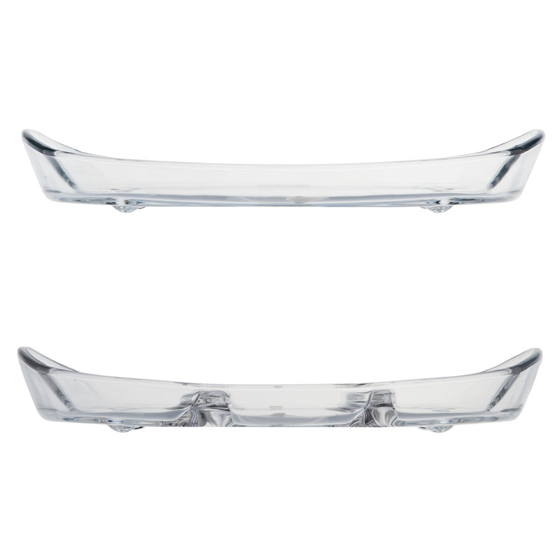 Ensemble de plateaux en verre Medico, H 4 po x L 14,5 po x l 8 po