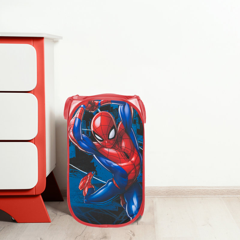 Spiderman laundry or toy basket