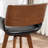 Modern Faux Leather Upholstered Swivel Stools-46686337-46686398