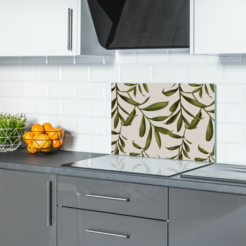 Zoee Symmetrical Color Leaves Chopping Board, 80cm L x 52cm W