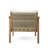 28" Modern Outdoor Woven Lounge Chair, Cushions Included