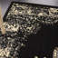 Tapis noir / crème Burnie-1661058072