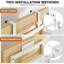 Heavy-Duty Over-the-Door & Wall-Mounted Metal Storage Rack Organizer for Kitchen, Pantry, Closet & Laundry Room