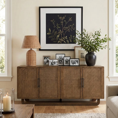 Sova Solid Wood And Oak Veneer Sideboard/Buffet