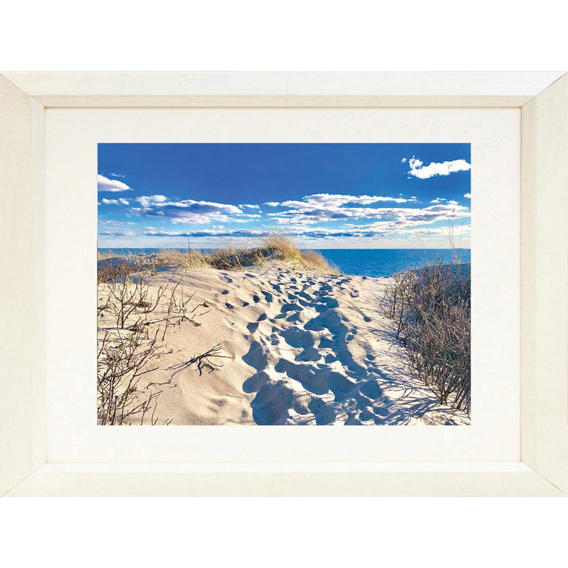Traces de tranquillité - photographie, H 18,5 po x l 22,5 po x P 1,25 po, Papier encadré blanc, Blanc