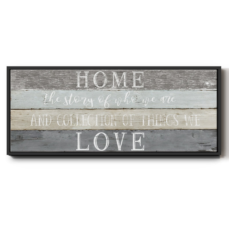 Home Love- Framed Canvas