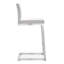 Upholstered Counter Stool with Metal Frame-298473557