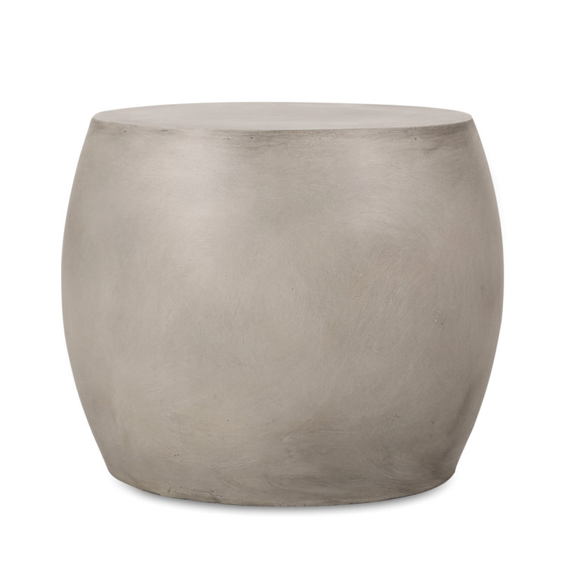 Outdoor Lightweight Concrete Side Table
