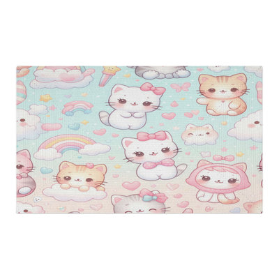 Tapis pastel Kitty Love