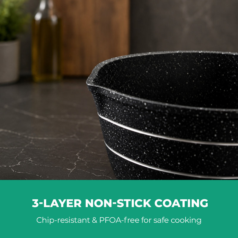 Non-Stick Aluminum Saucepan, 1.5 lt.