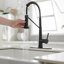 Pull Down Single Handle Kitchen Faucet with Accessories-87183577