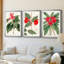 FloraOf TheTropicsI - Toile tendue avec châssis sur mesure - 3 pièces