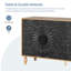 Meuble télé avec cadre en bois sculpté-129230490